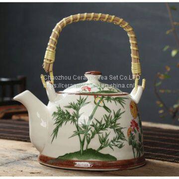 Bule and White Procelain Kung fu Tea Set photo-4