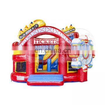 roller coaster jumper inflatable bouncer bouncy jumping castle bounce house