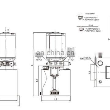 220V Hydraulic Power Pack for Double Scissors Lift Unit photo-6