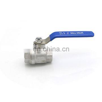 1.5 Inch 1000 Wog 3 Pieces Ball Valve Stainless Steel 316 CF8M 2 Piece Ball Valve photo-2