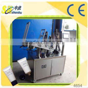 semi-automatic 30tubes/min metal tube filler and folder