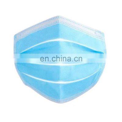 3 Ply Ear Loop Face Mask Non Woven Dust Protective Disposable Gauze