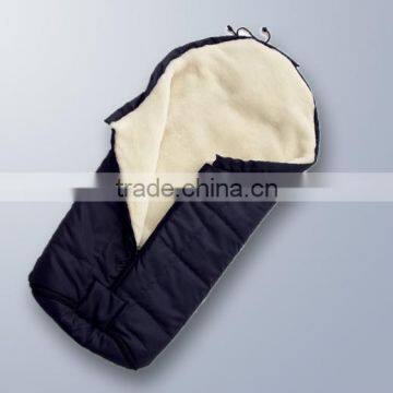 Sheepskin baby buggy bag