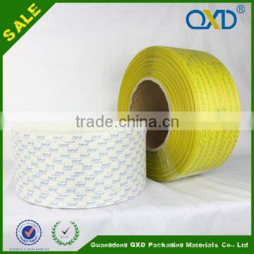 Logo branded PP packing strap for high temperature resistance