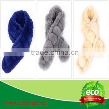 China Wholesale rex rabbit fur scarf