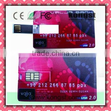 Business Credit Card USB Flash Swivel