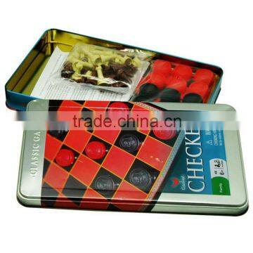 Square tin box