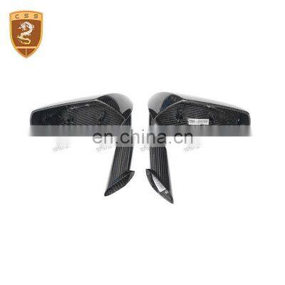 OEM style car accessories decorative forged rear view side mirror covers for Lambor LP700