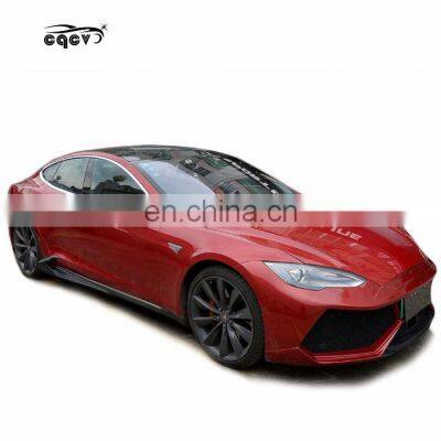 Fashion Bumper Side Bar Body Kit for Tesla Model s With Grille Diffuser
