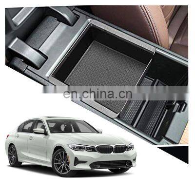 Interior Accessories Parts Silicone Armrest Rest Storage Box Center Control Console Organizer Tray For BMW 3 Series 2020