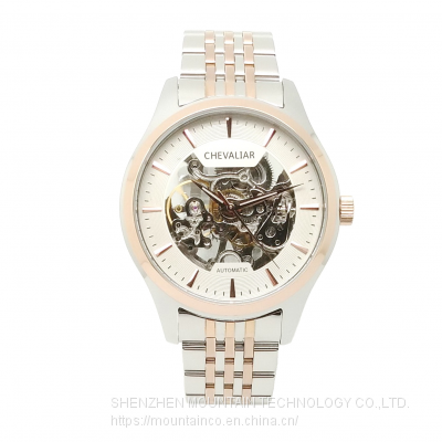 stainless steel man fashion mechanical watch automatic watches