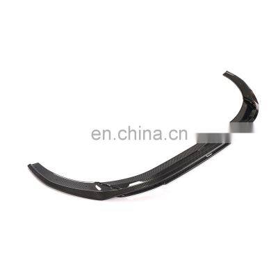 Carbon Fiber S4 Front Bumper Lip for Audi S4 B9 Type 8W A4 Sline Sport Sedan 2020 2021 2pcs/set photo-4