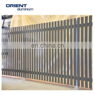 China Shandong aluminium slatted privacy fencing factory