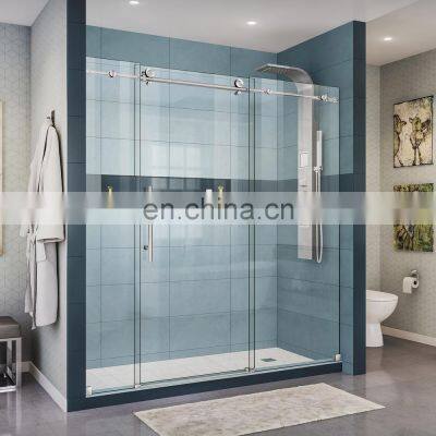 Bathroom Thick Door 8mm Glazing Shower Door Base photo-3