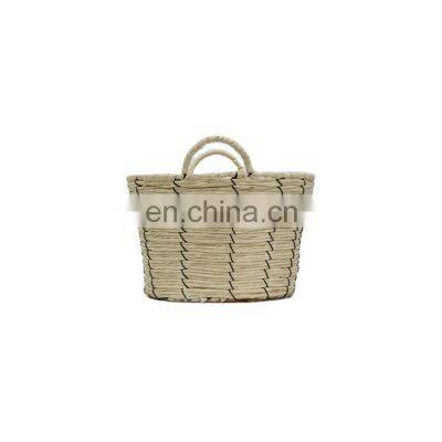 K&B Heart Shape Hollow Out Iron Willow Wicker Straw Toy Storage Basket Organizer Set for Kids Room photo-4