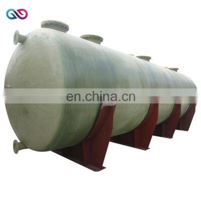 Horizontal GRP Tank Insulate Chemical Storage Tank FRP Tank