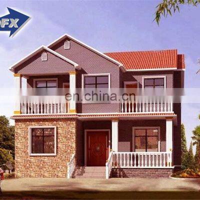 Light Steel Beautiful Appearance Insulation Prefabricated Light Steel Structure Villa House photo-5