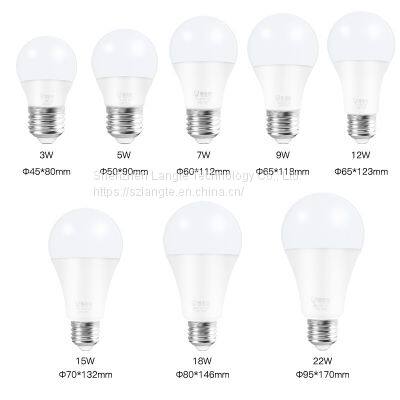 10W 12w 15w18w LED bulb with Aluminum, equal to 80W regular bulb Dimmable