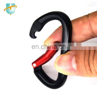 Colorful 59mm D Shape Aluminum Carabiner Clip Keychain Climbing Rock Climbing Carabiner for Camping Hiking Outdoor photo-2