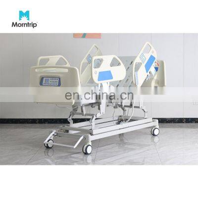 Cheap Price Moveable Guardrail 0-65 Degree Back Lifting Angle Multi Function Remote Control Hospital Bed for Disabled Person