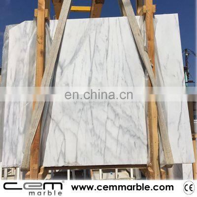 Cheapest Price Customized Home and Hotel Decoration Good Quality Mugla White Marble Tiles Made in Turkey CEM-P-32 photo-2