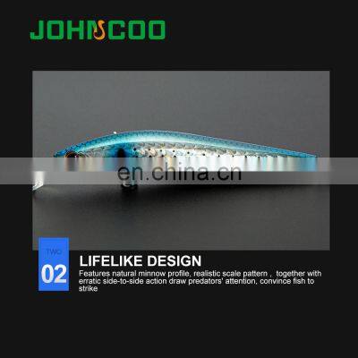 JOHNCOO 105MM 17g Fishing Lure Artificial Sinking Minnow Lures Bait