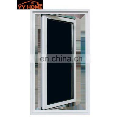 YY aluminum casement window with double glazed for home use