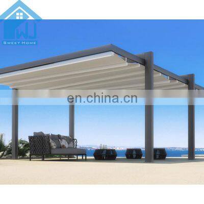 Automated Motorize Bioclimatic System Outdoor Pergola pvc