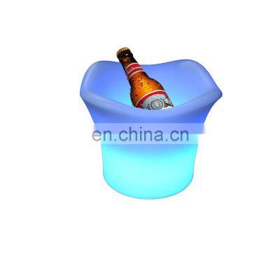 event party decorative beer champagne Illuminated  KTV/ Nightclub Portable Party Use Led Rechargeable Cooler LED ice bucket