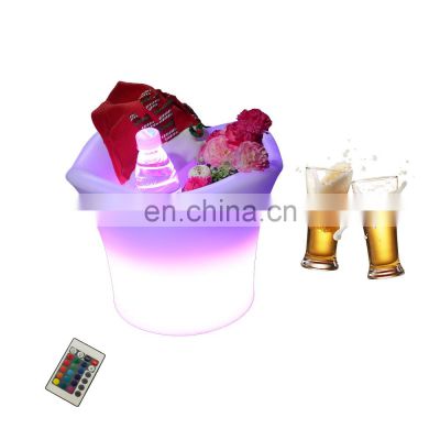 KTV bar party oval shape Led luxury glow bucket heart butterfly shape bar lighting tray