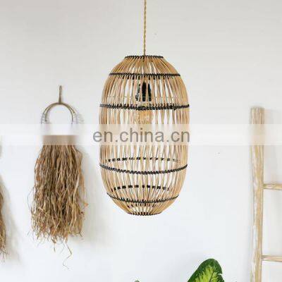 Best seller Rattan Lampshade rattan pendant light wicker ceiling light decor Home decor