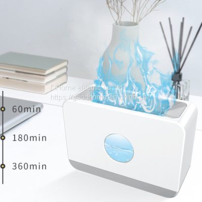 New Two-color Flame Aromatherapy Simulation Flame Aromatherapy Machine Home Desktop Large Capacity Humidifier Incense（Wechat:13510231336）
