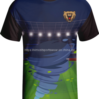 good quality sublimated t-shirts with short sleeves from best supplier