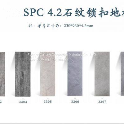 Imitation Marble Plastic Floor Imitation Stone Floor Tile SPC Floor Cement Stone Plastic Floor Manufacturers Wholesale China Guangdong Manufacturing photo-5