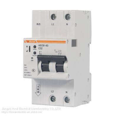 Acrel ASCB1-63-C32-2P small size circuit breaker Remote Control with Over and Under Voltage Current Protection