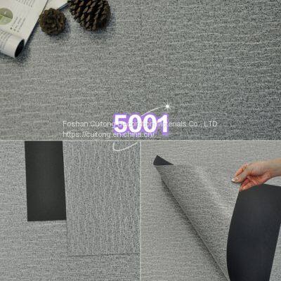 Grey 2mm block stone plastic floor tile hotel hotel floor renovation imitation carpet pattern plastic floor Foshan Wholesale