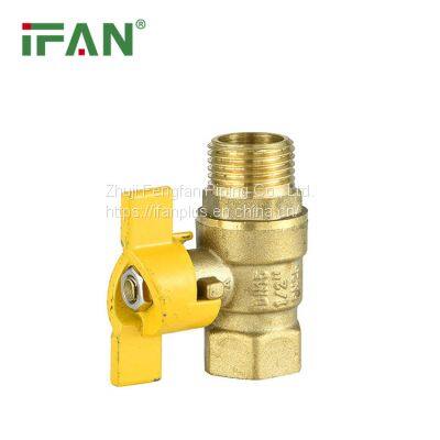 IFAN Wholesale Manual Brass Ball Valve Female and Male Natural Gas Ball Valve photo-5