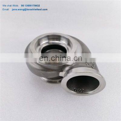 G25 Reverse Rotation  AR 0.92 V-Band stainless steel 1.4848 Turbine Housing for modify turbocharger 877895-5004S 871389-5005S