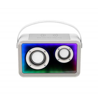 Mixing Colors 3 Illumination Patterns Hi-Fi High Fidelity Sound Effects Lossless Portable Abyss Bluetooth Karaoke Speaker photo-3