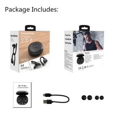 T7Pro Universal Single Headset TWS Blue Tooth V5.0 Headphone Earbuds Earphone Ear Hook photo-6