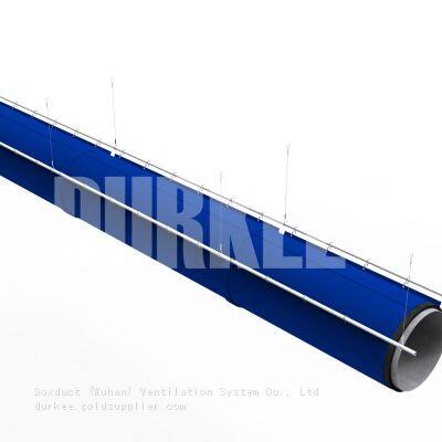 Insusox pre insulated fabric ductwork as air delivery duct presents energy saving, great comforts, aesthetic effect