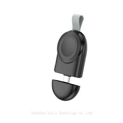 2025 Portable Magnetic Charger for Apple Watch, Type-C Fast Charge, Custom Logo