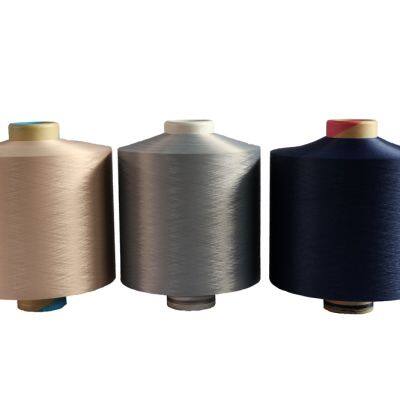 FootBall Socks Yarn Polyester Filament Yarn DTY150D/48F SD NIM Z Twist High Stretch Yarn photo-3