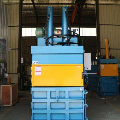 60T Vertical Waste Paper Cardboard Plastic PET Bottle Recycling Machine photo-2