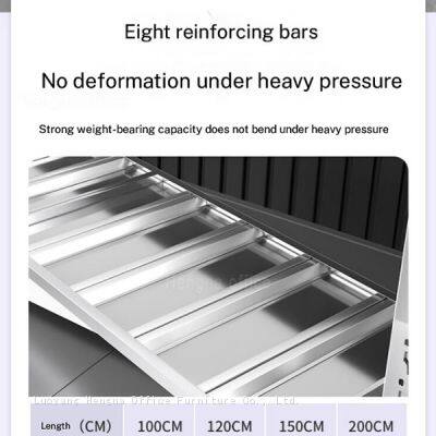 Flour Dust Proof Bakery Shelving - Knock Down Adjustable Rack for Bread Kitchen 60x40cm Sheet Pan Size photo-5