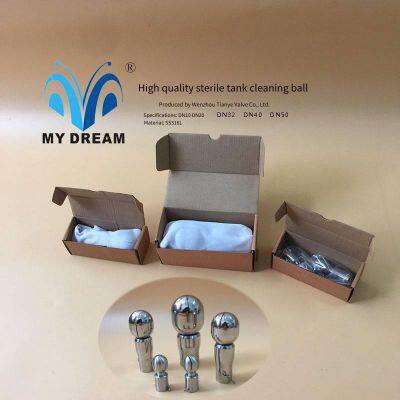 Sanitary Plug - Type Rotating Cleaning Ball and Tank Washer for Pharmaceutical Equipment Made of Stainless Steel Sus316l Material photo-5