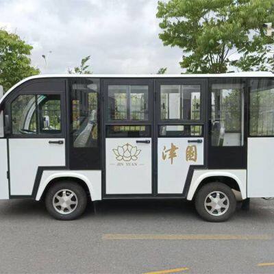 Dear Customer, we Sincerely Recommend to You an 11-seater Electric Sightseeing Bus With White Semi-glass Doors, Which is Suitable for Scenic Area Tours. Choosing us Means Trust, and We'll Safeguard You Around the Clock. photo-2