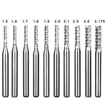 PCB Router Bit, Carbide End Mill Cutter 0.6-1.5mm photo-4