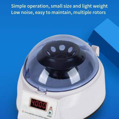 Tuohe Pocket Centrifuge 7000 об/мин лабораторный мини-центрифуга с ротором на восемь пробирок 1,5 мл/2 мл