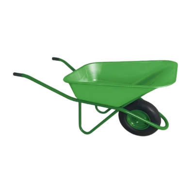 Construction Wheelbarrow Designed for Cement and Gravel Transport - 90L Load